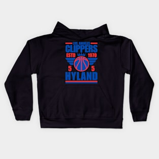 Los Angeles Clippers Hyland 5 Basketball Retro Kids Hoodie